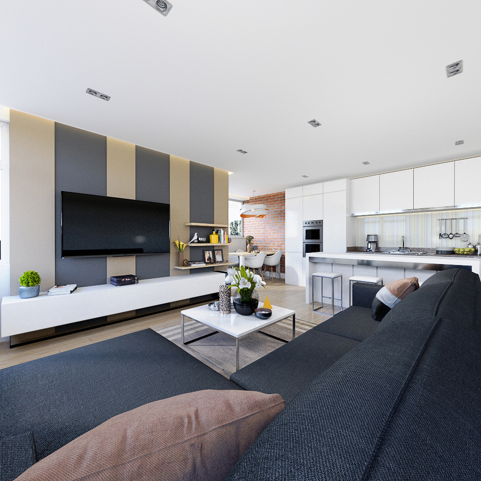  Interior architecture  Apartment BlenderNation