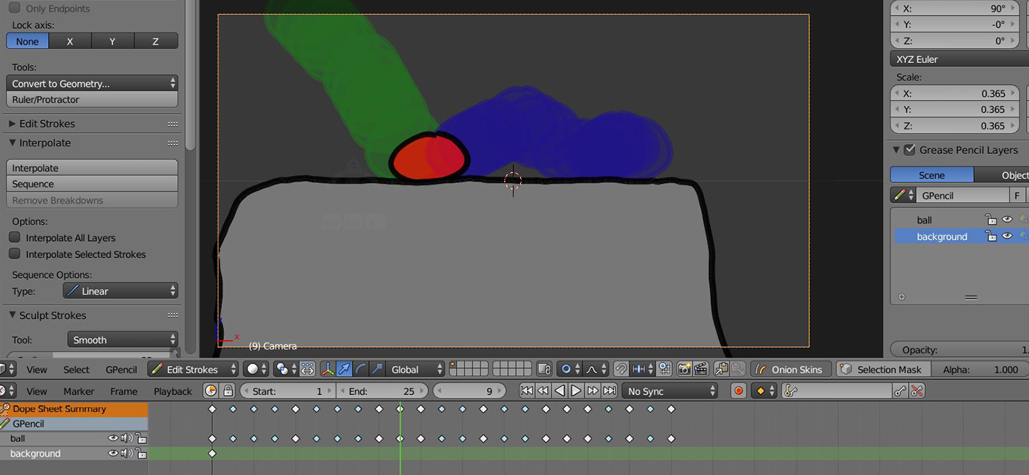 blender 2d 3d animation