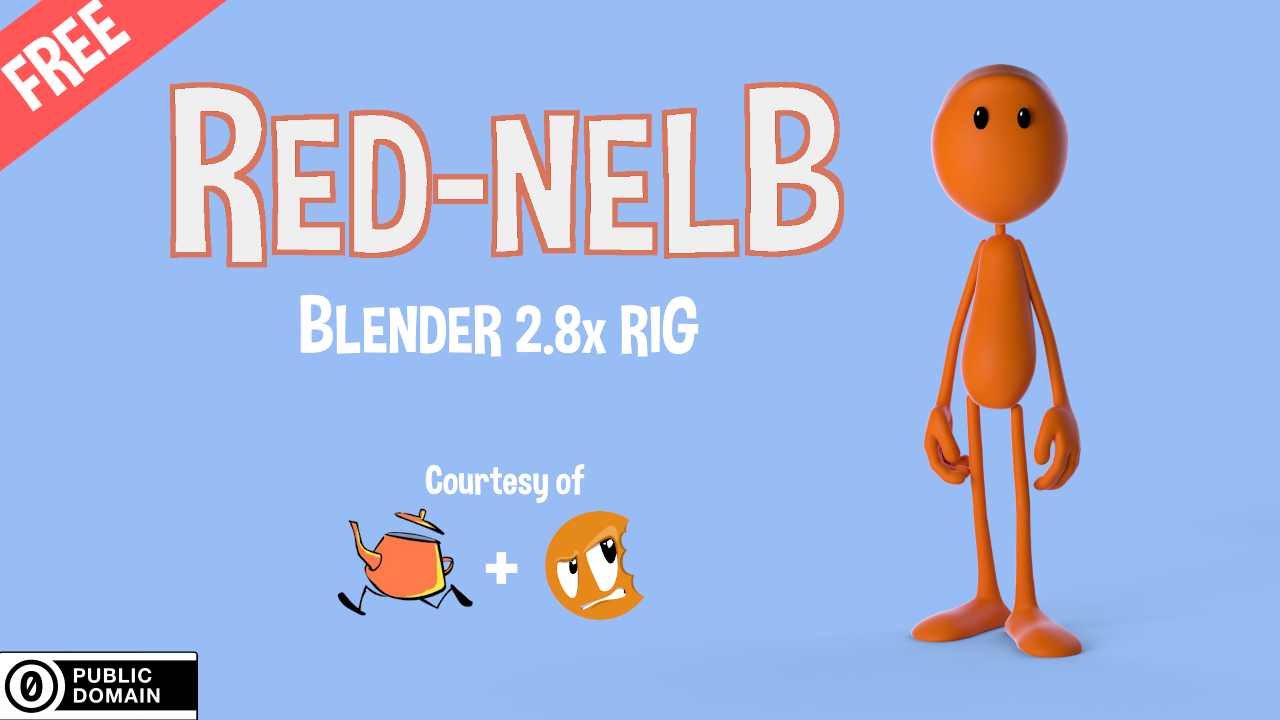 Download A Free Rig The Classic Red Nelb Now Blender 2 8